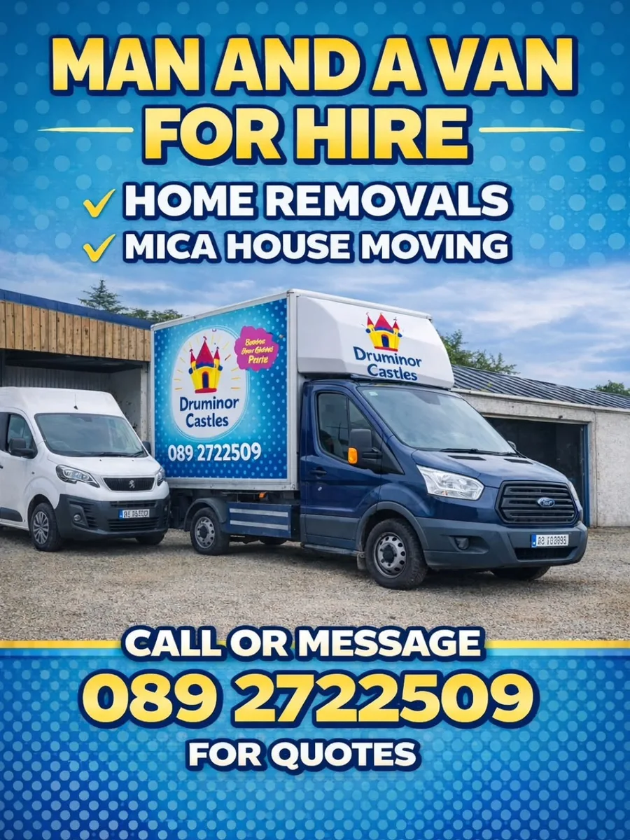 Druminor Castles removal van